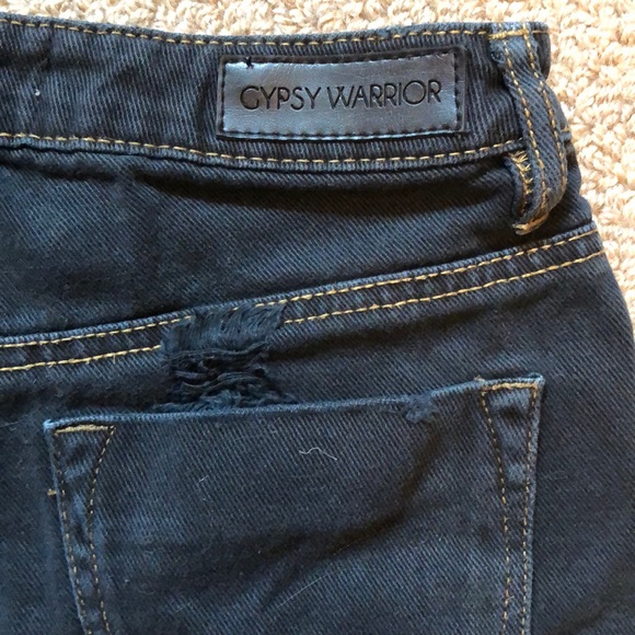 Gypsy Warrior distressed denim shorts - Picture 4 of 5